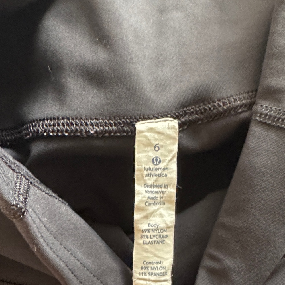 Lululemon Black Capris - Picture 4 of 6